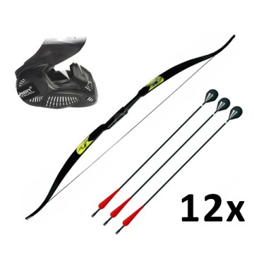 Archery Tag Shoot Out Battle Set met boog en masker 12x