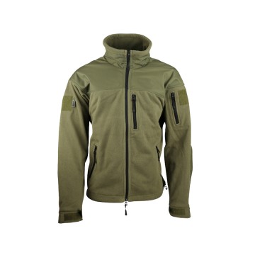 Defender Tactical Fleece Jas Olive Groen