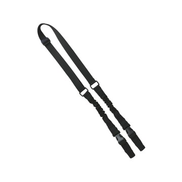 Double point bungee sling Zwart