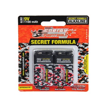 Energy Paintball 9 volt 2 pack