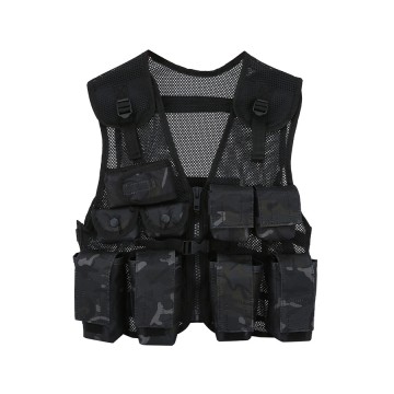 Kids Assault Vest Multicam Black