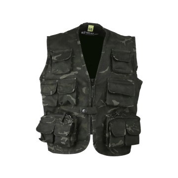 Kids Tactical Vest Multicam Black

