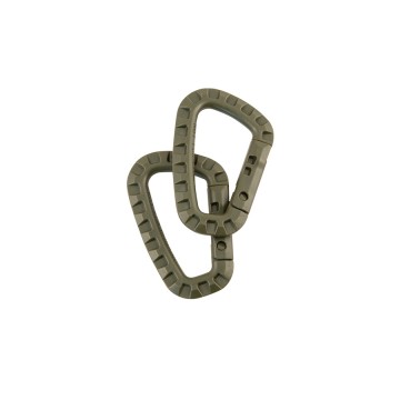 Tactical Carabiner - OD (Paar)