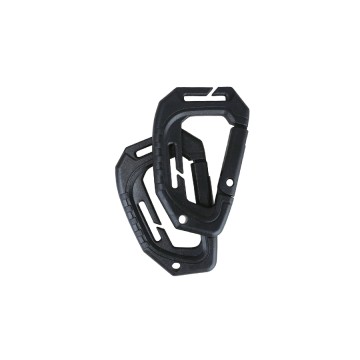 Tactical Spec-Ops Carabiner - Zwart (Paar)