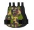 FieldPB Borstbescherming Reversible Woodland Camo/Zwart