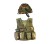 Kids Assault Vest & Helmet Set Woodland Camo

