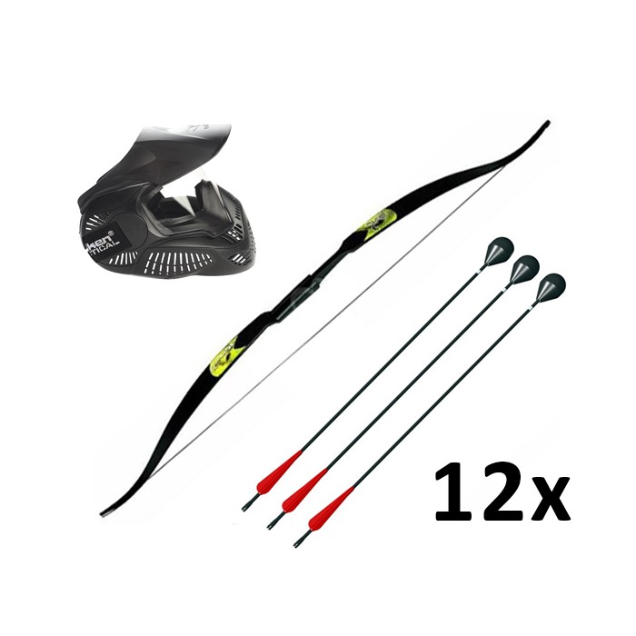 Archery Tag Shoot Out Battle Set met boog en masker 12x