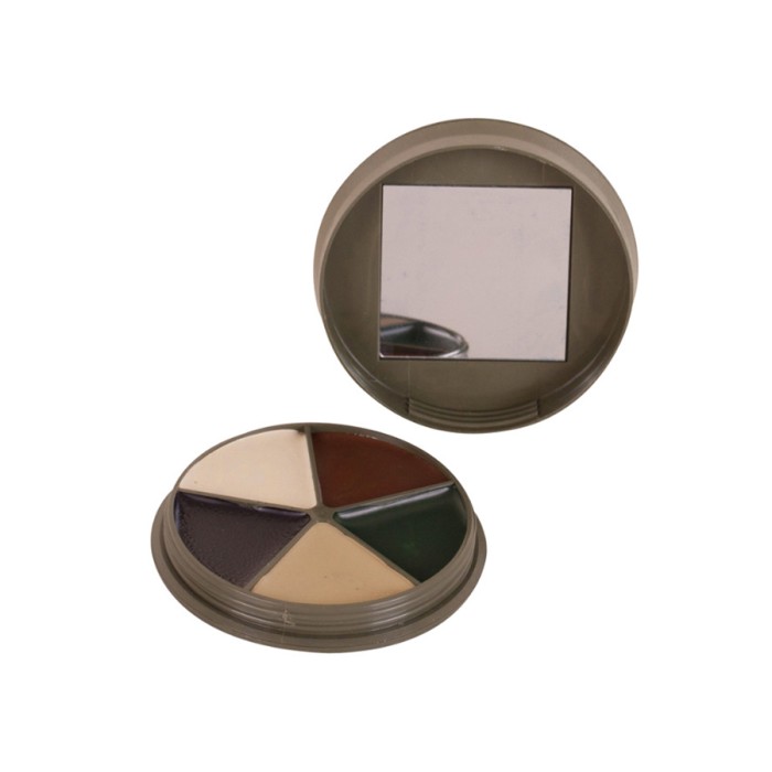 Compacte Camouflage Gezichtsverf met 5 kleuren