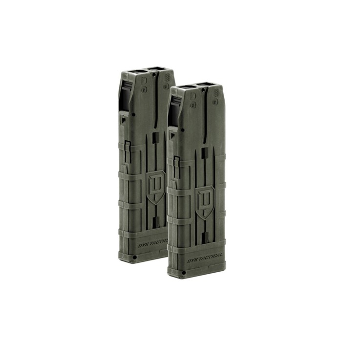 DYE Dam Magazine 20 Olive Duo Pack