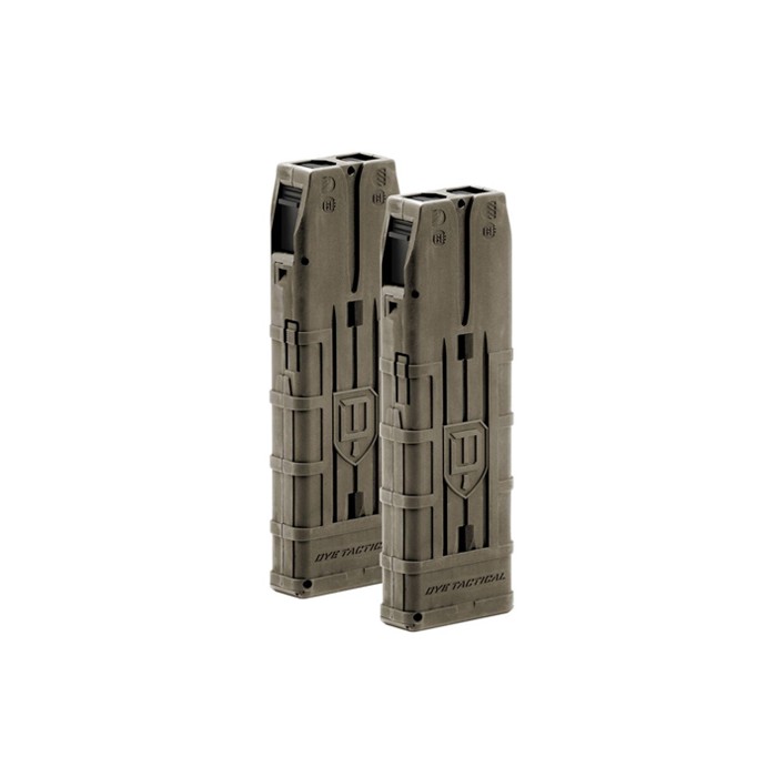 DYE Dam Magazine 20 Dark Earth Duo Pack