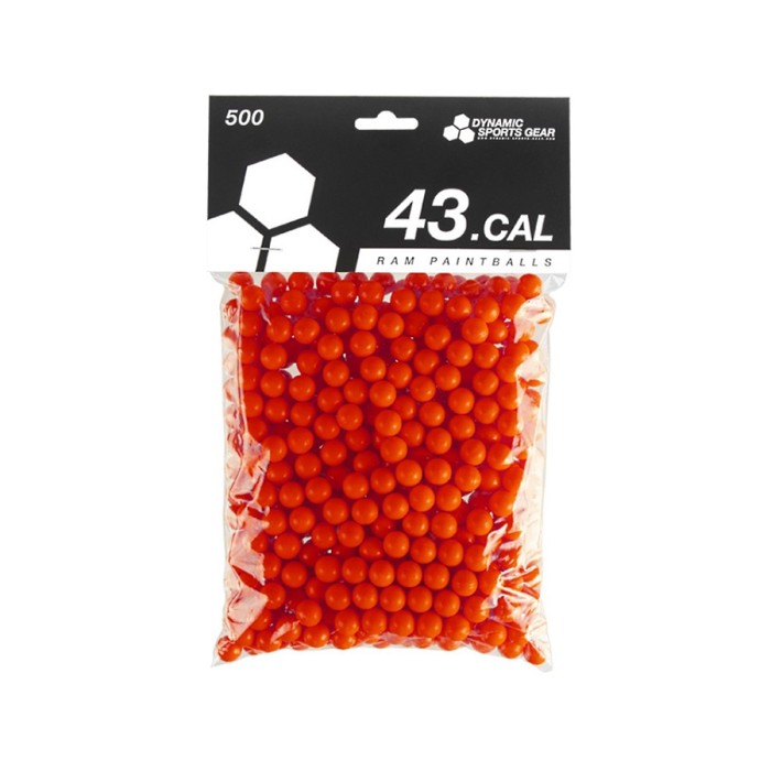 Dynamic Sports Gear RAM Paintballs cal.43 500 Pcs Red