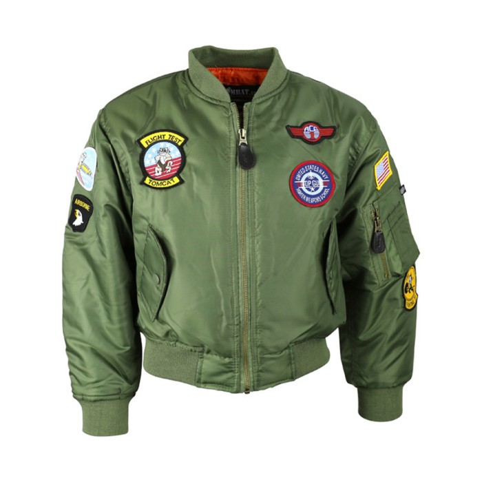 Kids Pilot Jacket - MA1 Flight Jacket

