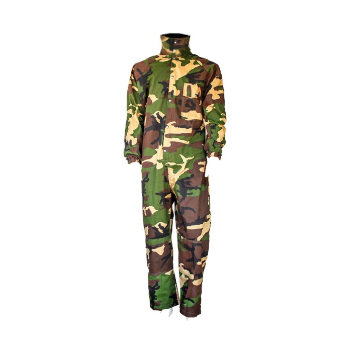 Overall Woodland Camo DK With High Collar
