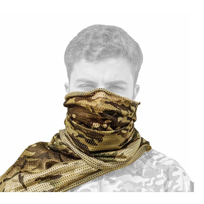 Spirit Field Mesh Scarf Multicam