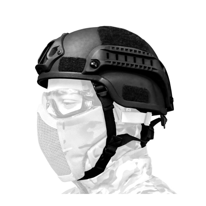 Spirit Field Tactical Fast Helmet Zwart