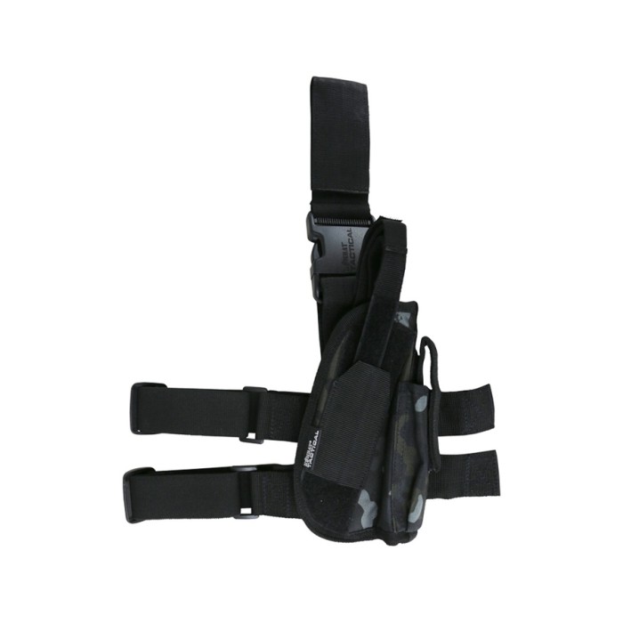 Tactical Leg Holster Multicam Zwart
