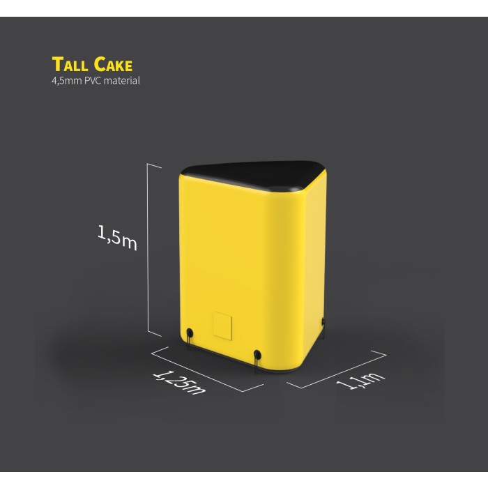 Tall Cake Luchtbunker paintball archery tag laser gamen