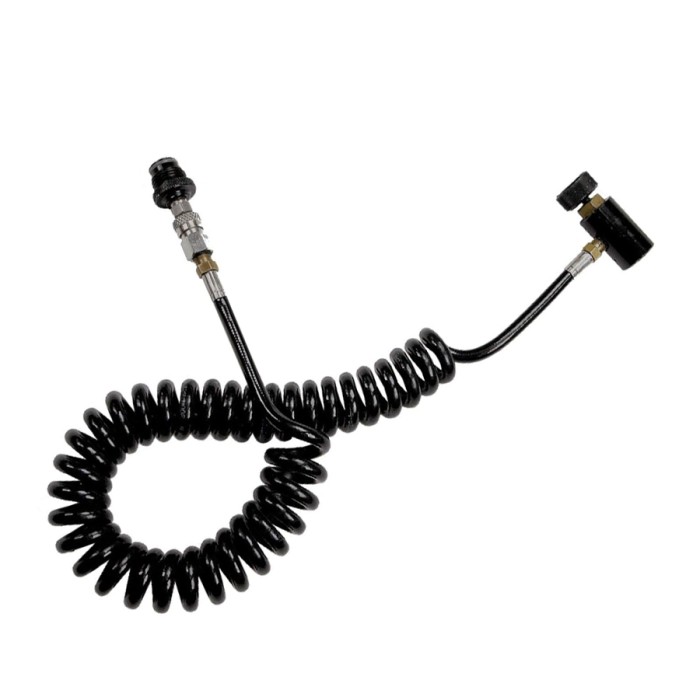 Tippmann Coiled Remoteline met Quick Disconnect