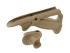 Stealth Angled Foregrip with Thumb Grip Tan