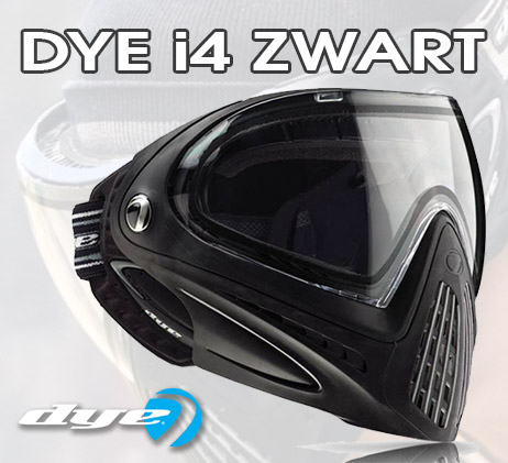 DYE i4 Zwart paintball masker